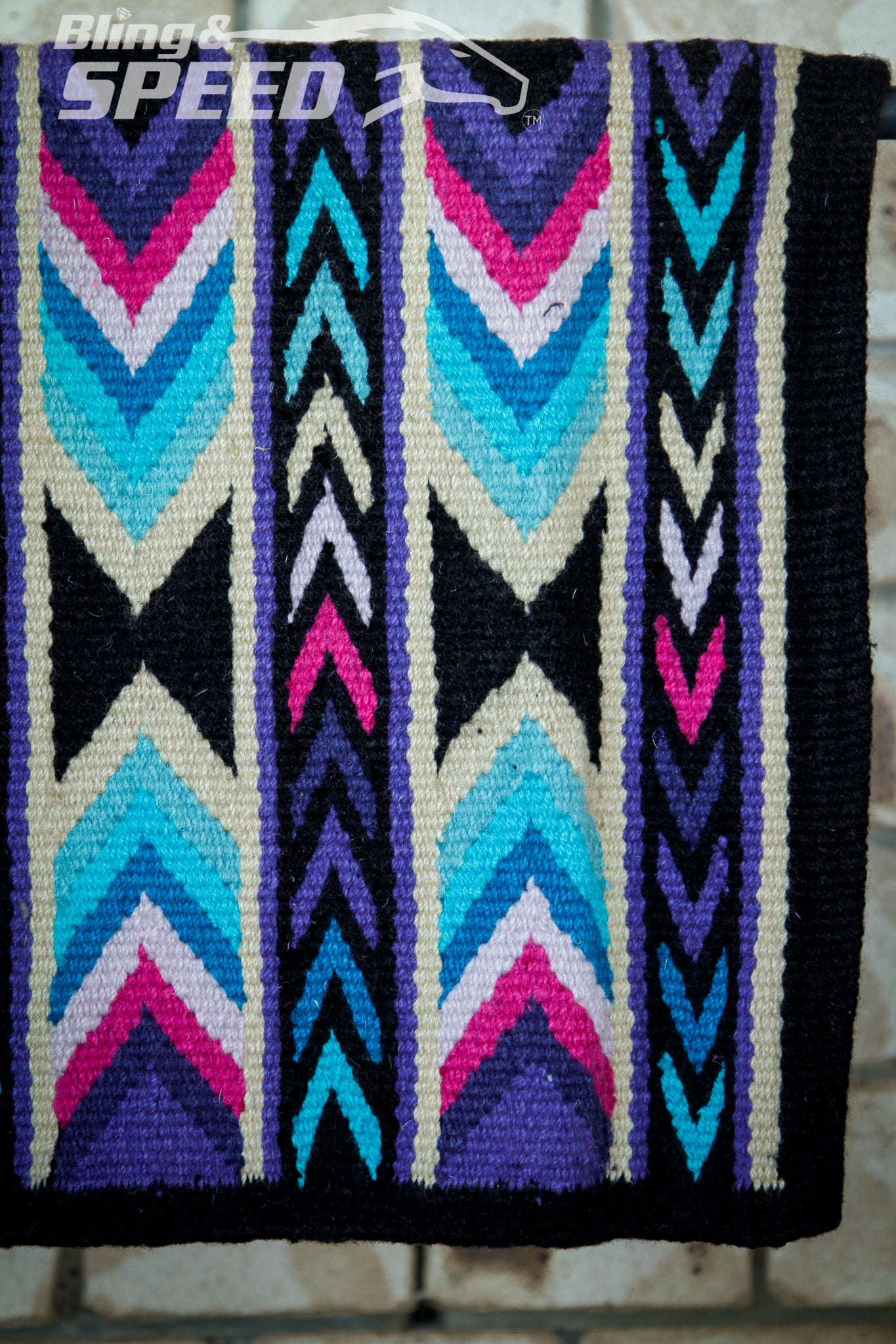 After Dark Ranch Saddle Blanket - 34" Spine