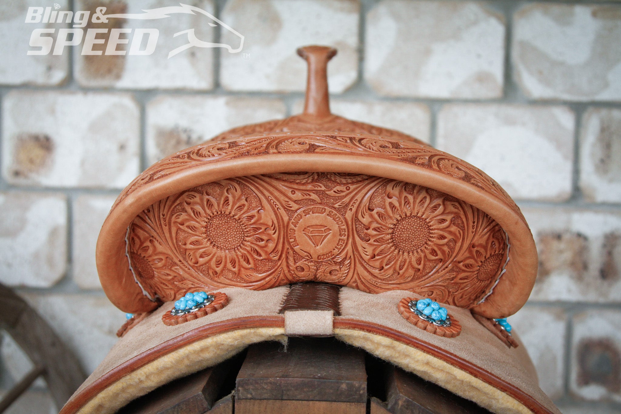Leather Barrel Saddle - LBS14