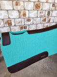 Load image into Gallery viewer, Standard Wither Relief - The Barrel Racer Merino Wool Felt Saddle Pad - Mint