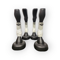 Load image into Gallery viewer, White Orthopedic Equine Sports Support Boots set of 4 - IN STOCK