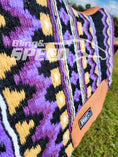 Load image into Gallery viewer, 46. "The Violet Unicorn" Saddle Pad (8065346109678)
