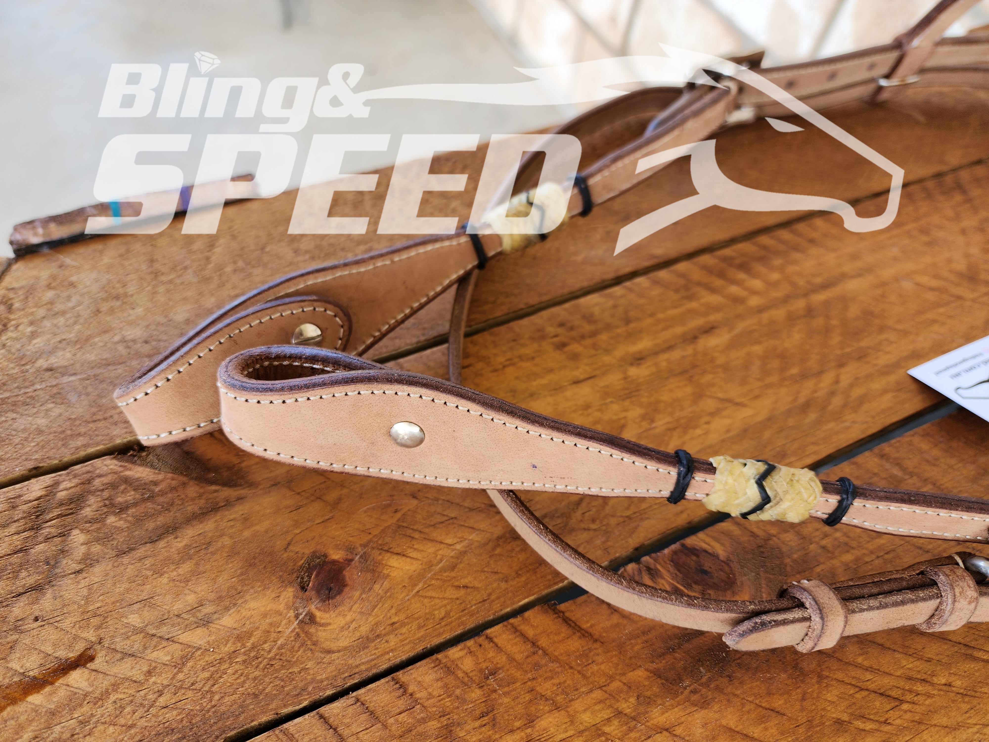 Futurity Knot with Rawhide Bridles (8065654096110)