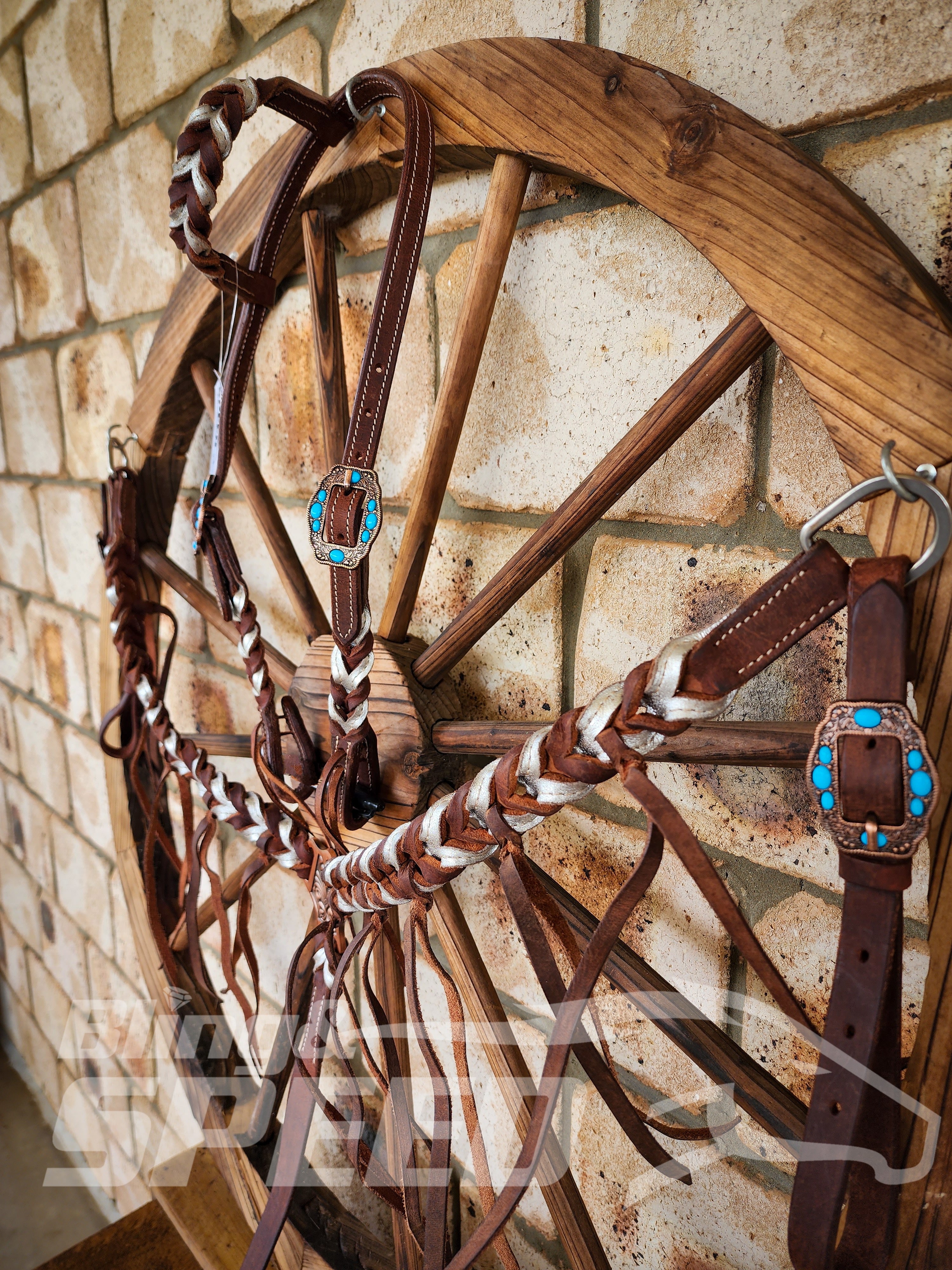 Twisted Bloodknot Bridle and Breastcollar
