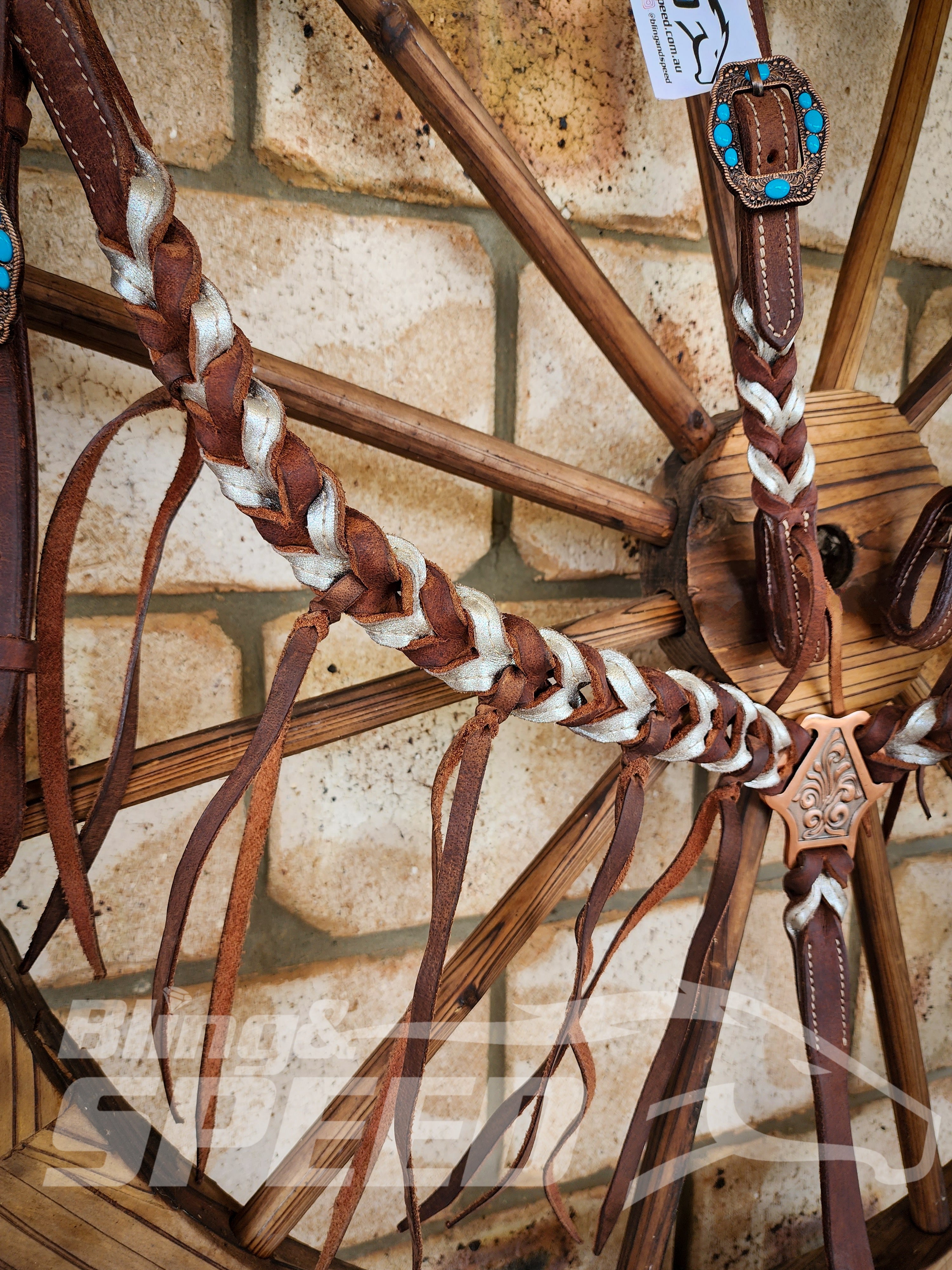 Twisted Bloodknot Bridle and Breastcollar