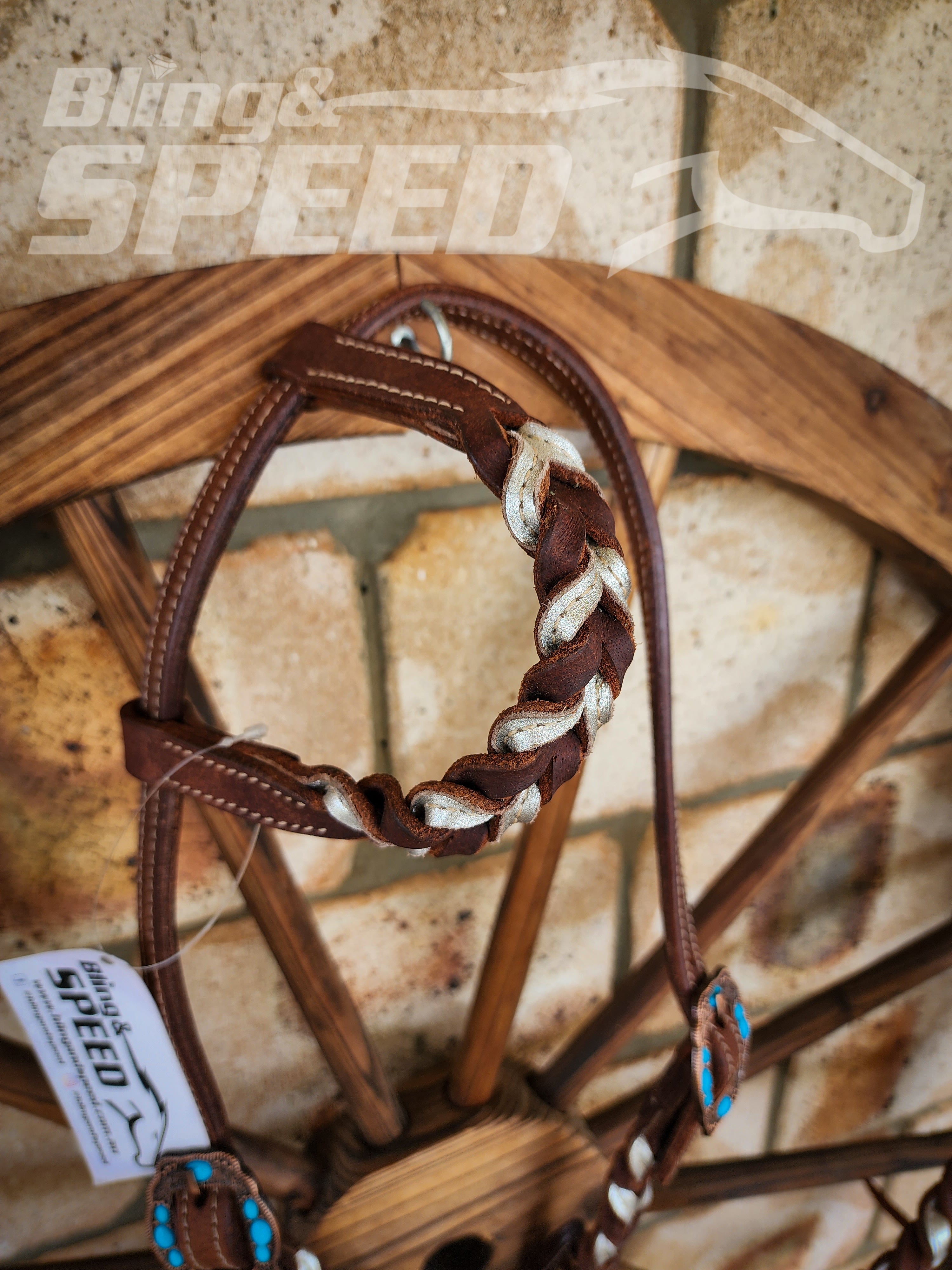Twisted Bloodknot Bridle and Breastcollar