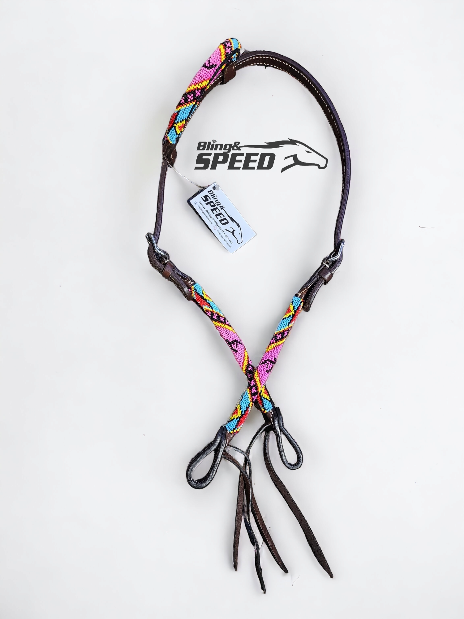 Beaded One Ear Bridle - Various Designs