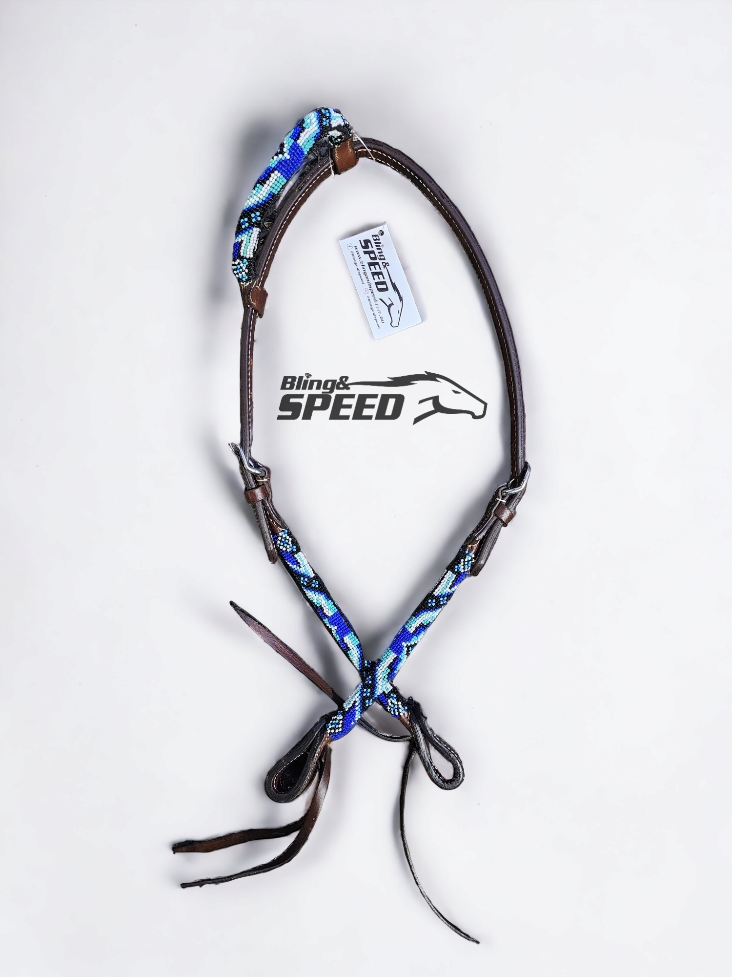 Beaded One Ear Bridle - Various Designs