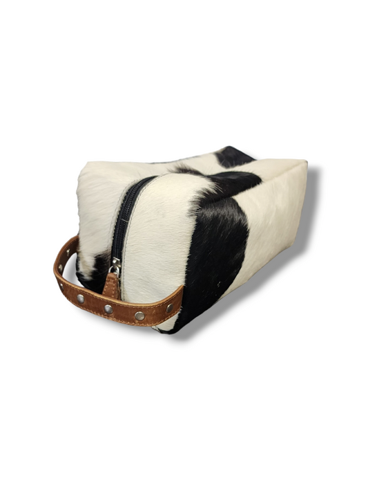 Cowhide Leather Toiletry Bag