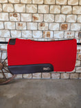Load image into Gallery viewer, Standard Wither Relief - The Barrel Racer Merino Wool Felt Saddle Pad - Red