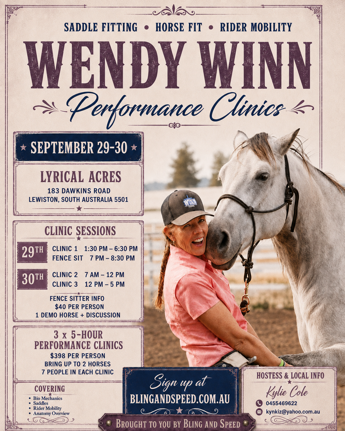 Wendy Winn Performance Clinic – Lyrical Acres, South Australia | 29–30 September 2026
