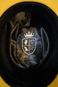 Load image into Gallery viewer, Desert Crown Felt Hat - Yellow