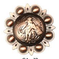 Load image into Gallery viewer, Bling & Speed Saddle Concho Options