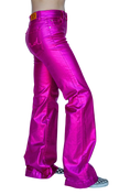 Load image into Gallery viewer, Fuchsia Metallic Signature Trouser