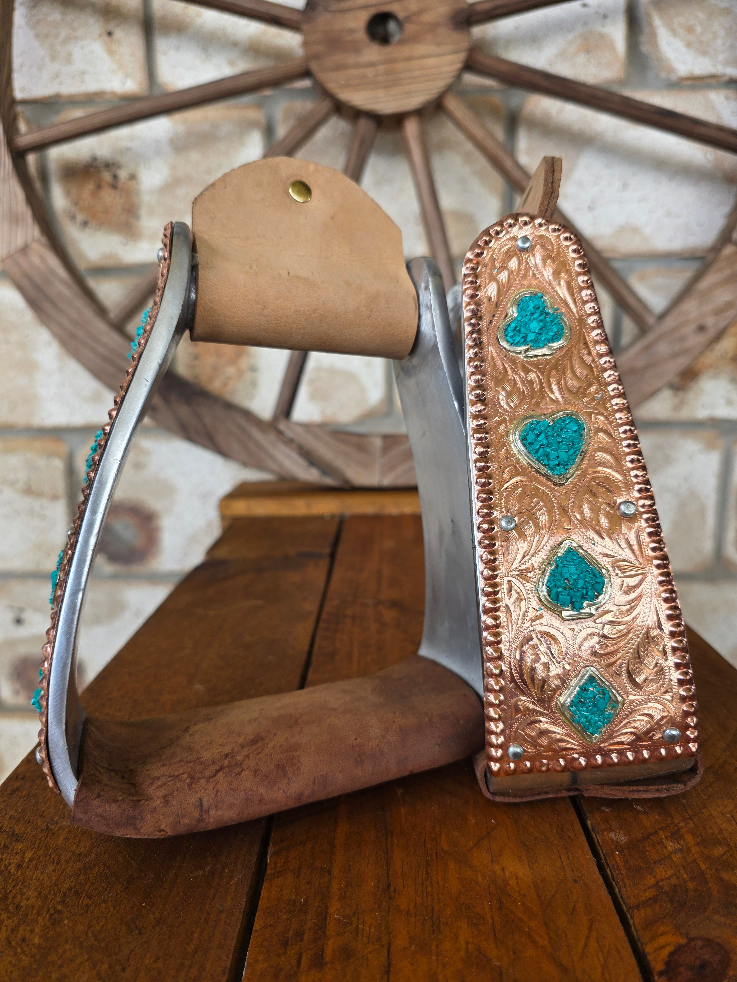 Copper Crushed Deck Stirrups