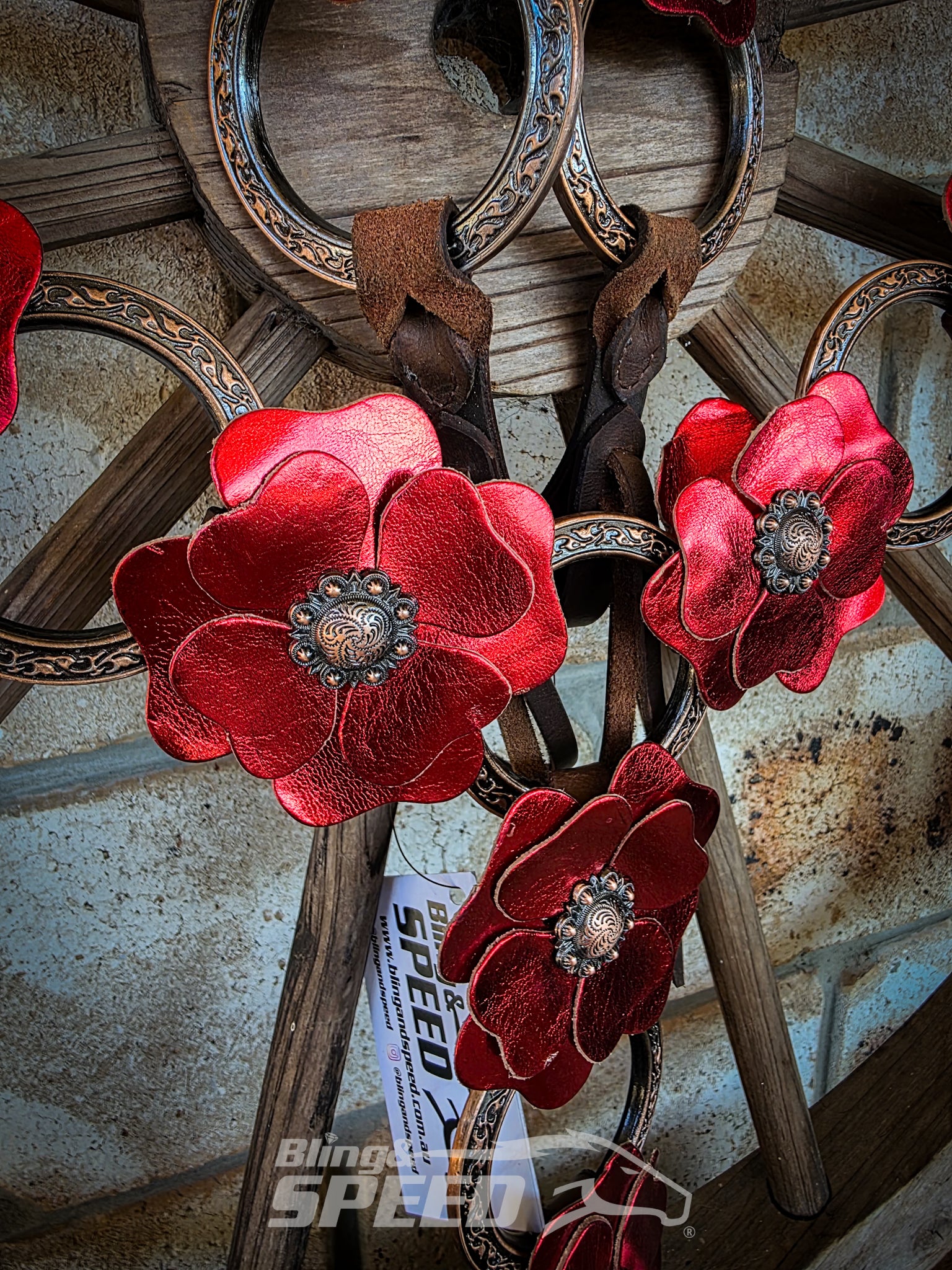 Poppy Tack Set - Red