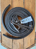 Load image into Gallery viewer, Bling & Speed Double Stitched Weighted Leather Split Reins