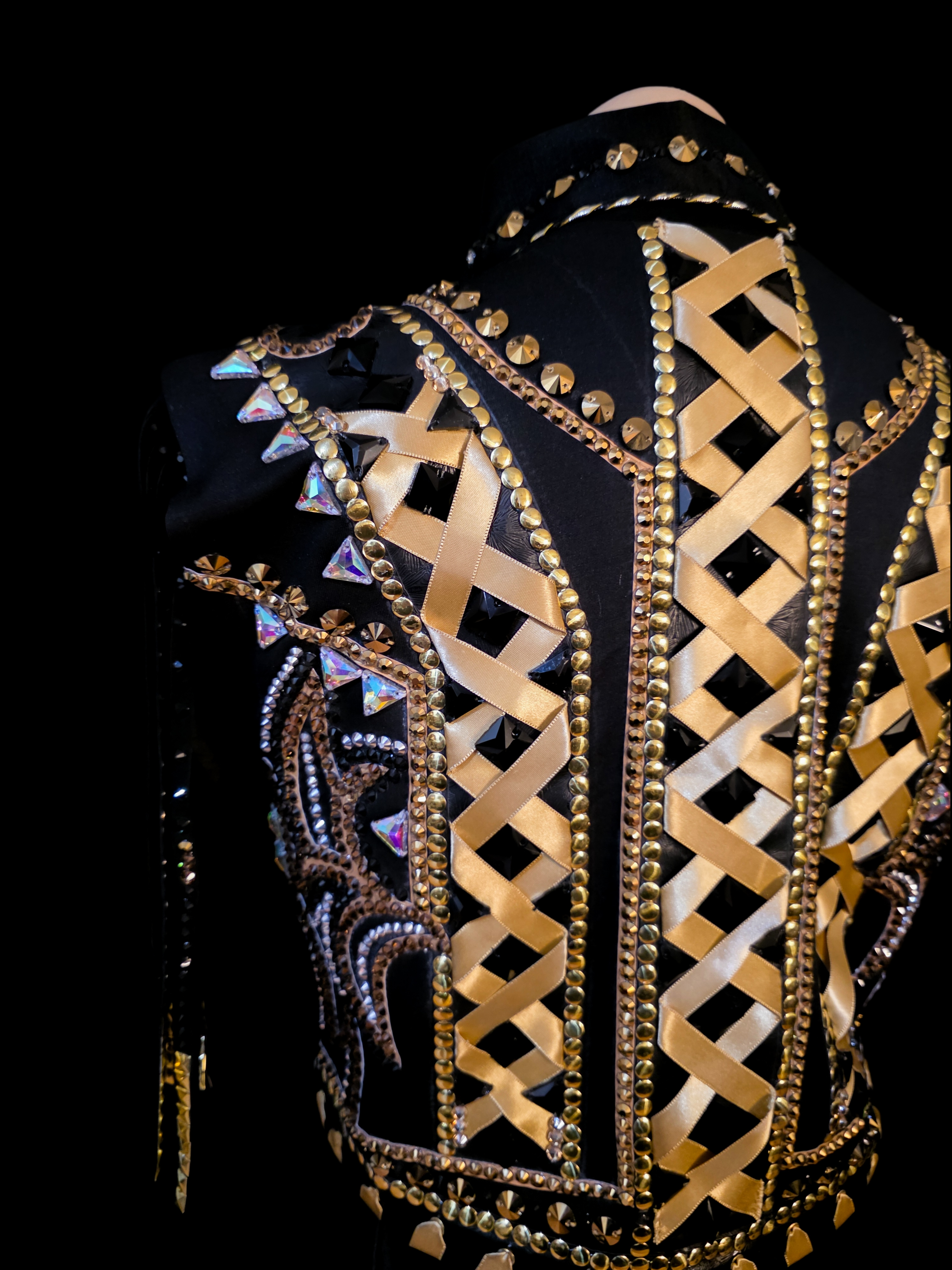 Black Crown - Western Show Shirt & Vest Set