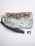 Load image into Gallery viewer, Cowhide Leather Purse - Various Designs