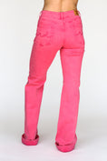 Load image into Gallery viewer, Retro Pink Signature Trouser Denim