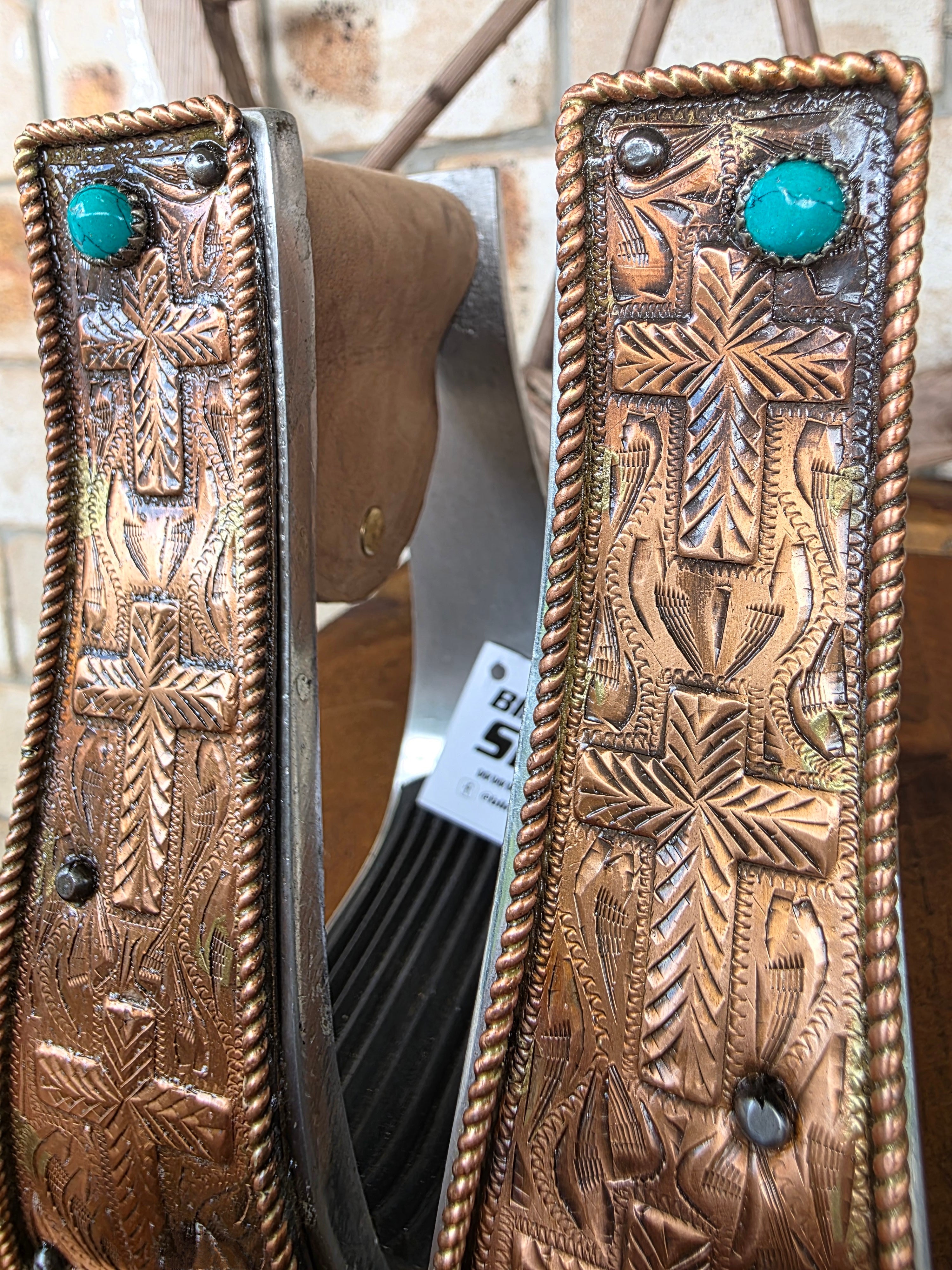 Copper Cross Stirrups