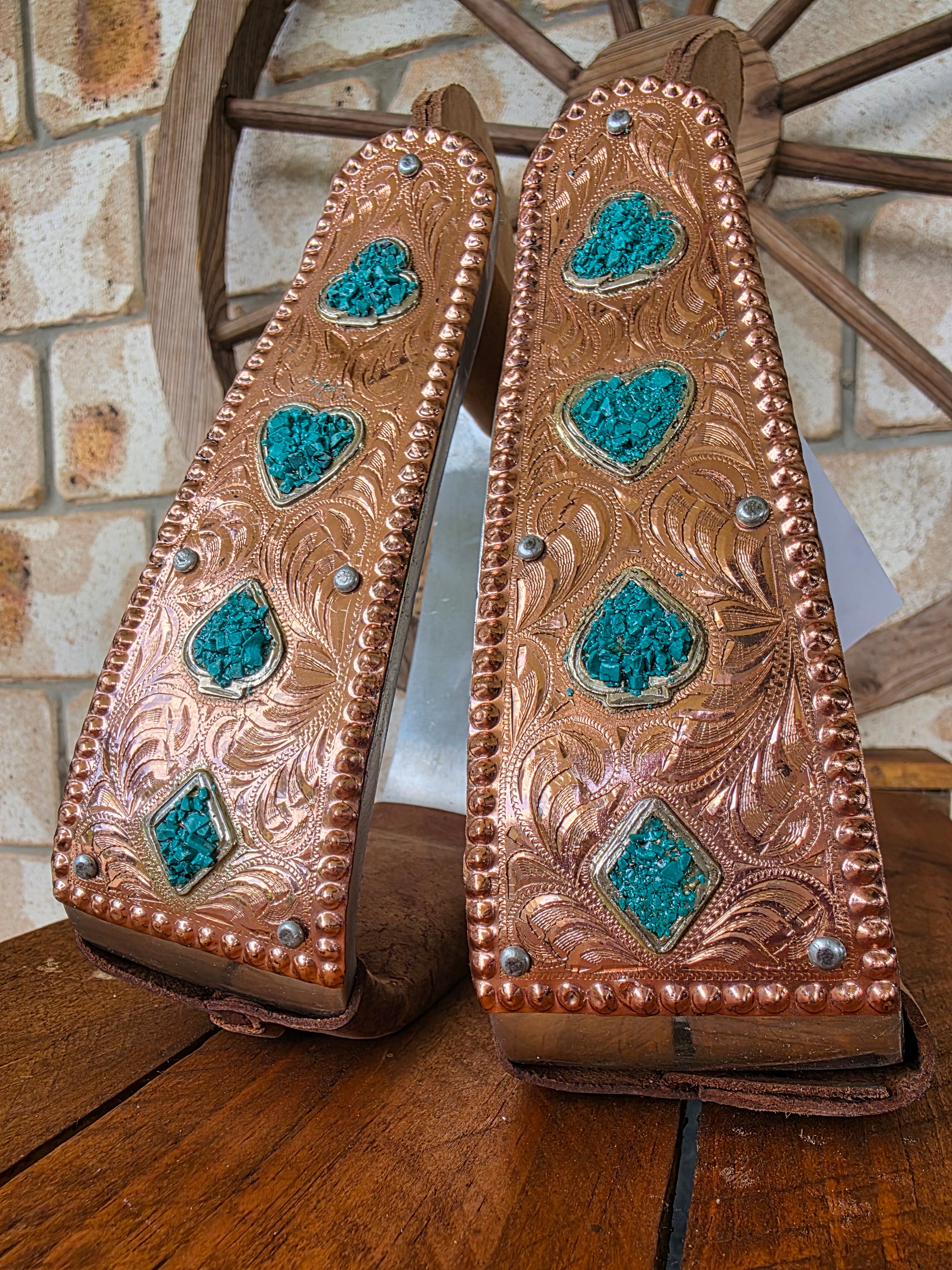 Copper Crushed Deck Stirrups