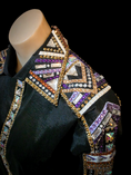 Load image into Gallery viewer, Midnight Regalia - Western Show Shirt