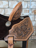 Load image into Gallery viewer, Neoprene Leather Mix Barrel Racing Saddle - NLBR1