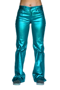 Load image into Gallery viewer, Turquoise Metallic Signature Trouser