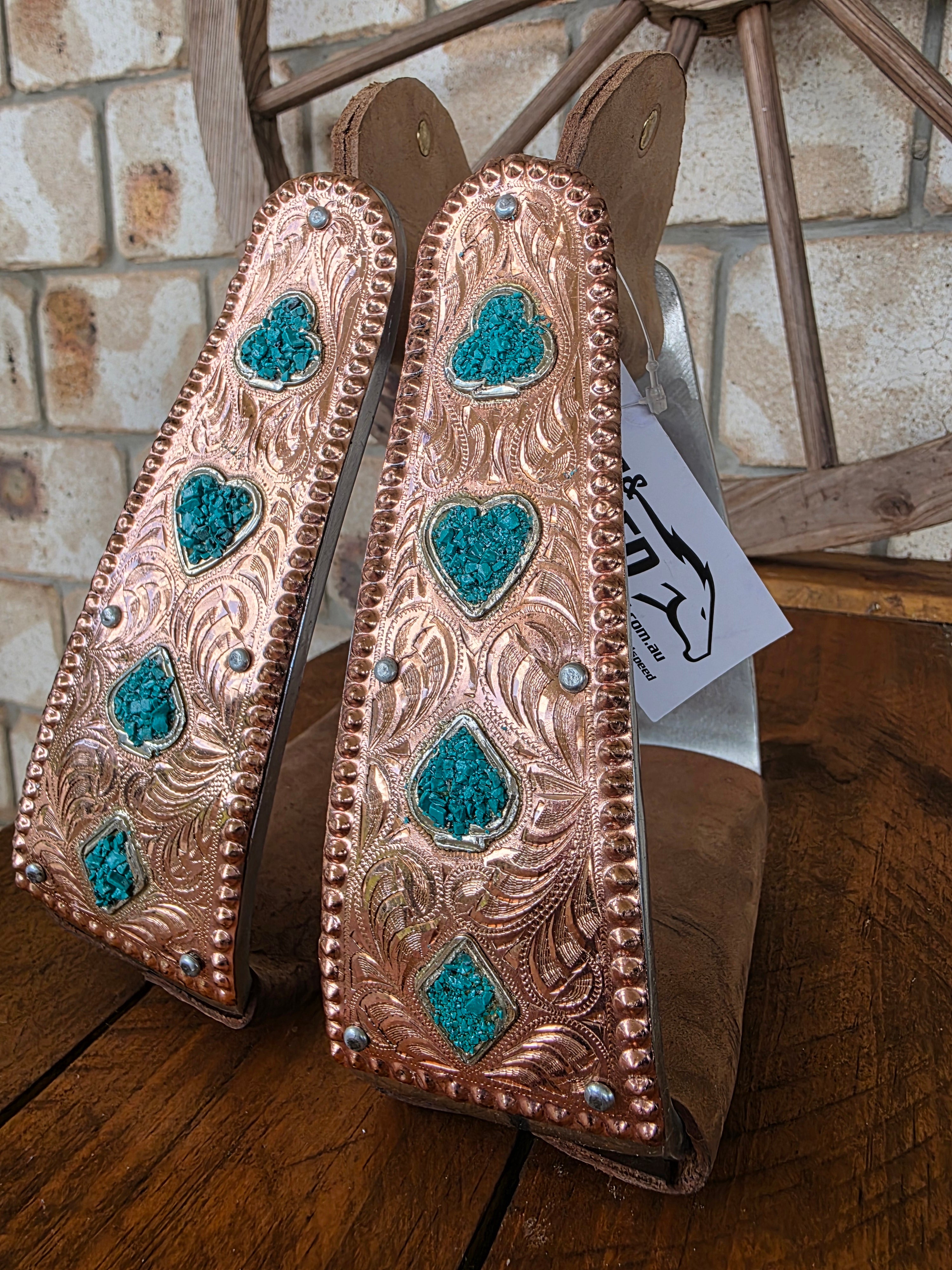 Copper Crushed Deck Stirrups
