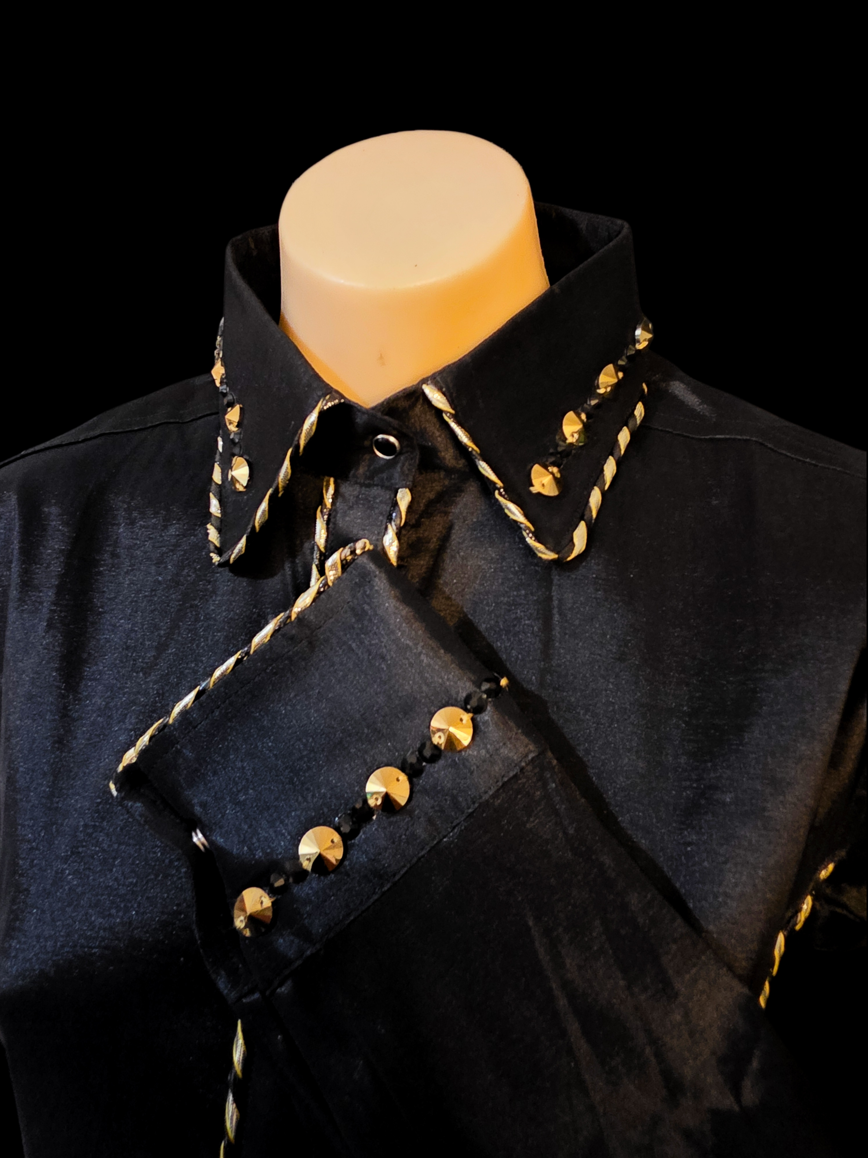 Black Crown - Western Show Shirt & Vest Set