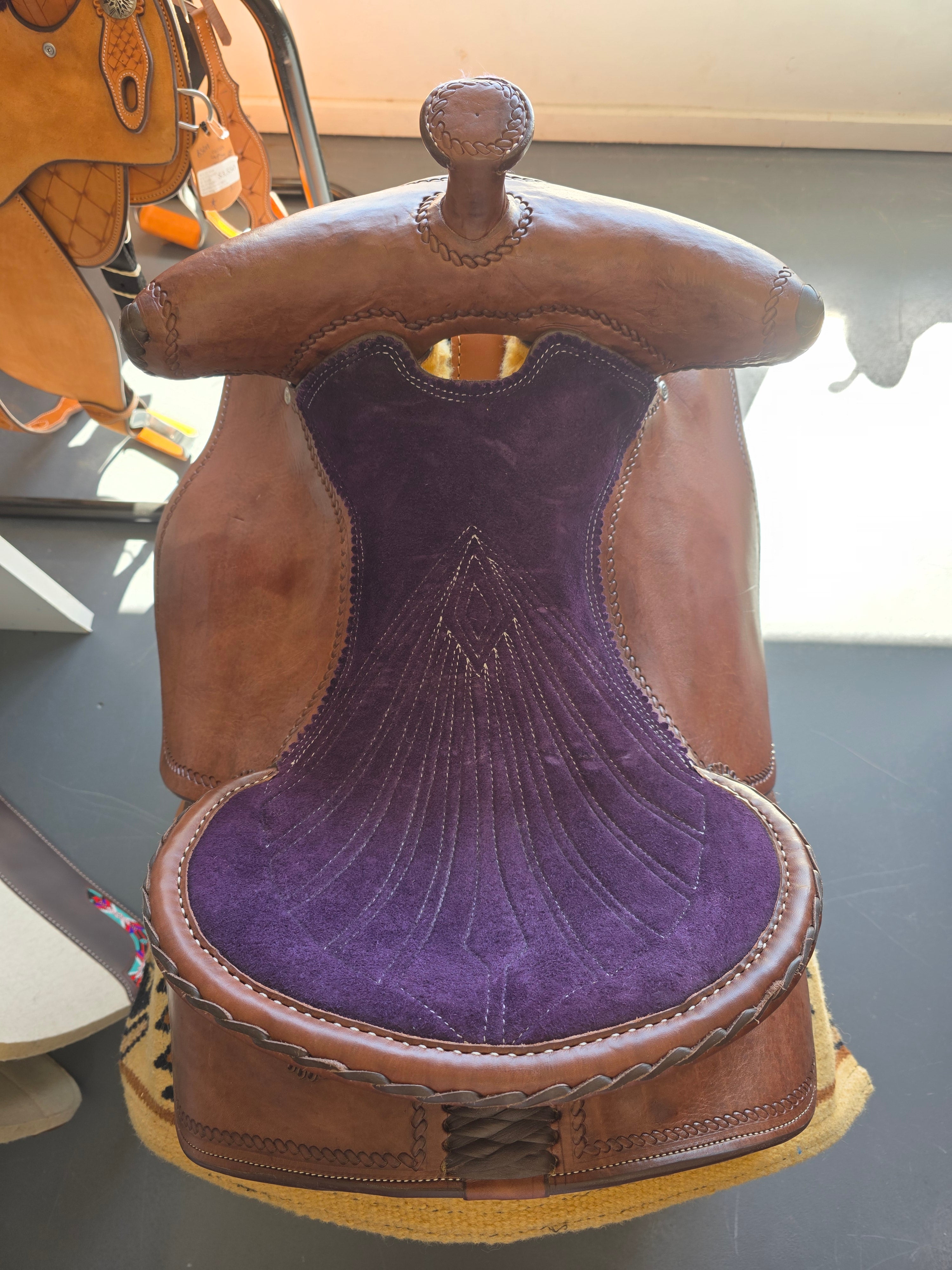 Bling and Speed All Round Western Saddle - 15.5" Seat, FQHB, 6.5" Gullet