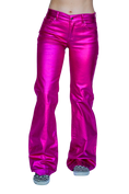 Load image into Gallery viewer, Fuchsia Metallic Signature Trouser