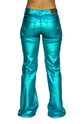 Load image into Gallery viewer, Turquoise Metallic Signature Trouser