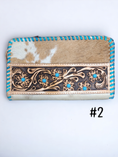 Load image into Gallery viewer, Leather Cowhide Wallet - Various Designs