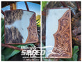 Load image into Gallery viewer, Cowhide and Leather Wallet
