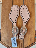 Load image into Gallery viewer, Buckstitched Spur Straps - For lasering or leave plain