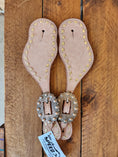 Load image into Gallery viewer, Buckstitched Spur Straps - For lasering or leave plain