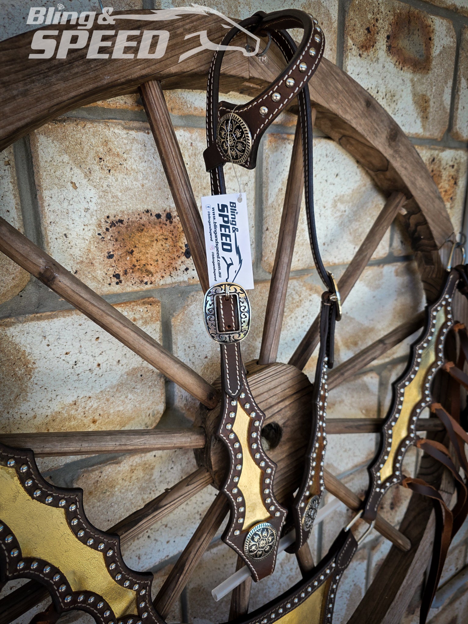Metallic Gold Inlay Tack Set