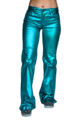 Load image into Gallery viewer, Turquoise Metallic Signature Trouser