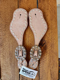 Load image into Gallery viewer, Buckstitched Spur Straps - For lasering or leave plain