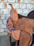 Load image into Gallery viewer, Neoprene Leather Combo Western Saddle – 16” SQHB