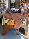 Load image into Gallery viewer, Bling and Speed All Round Western Saddle - 15.5" Seat