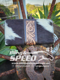 Load image into Gallery viewer, Cowhide and Leather Wallet - Zipper Closure