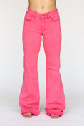 Load image into Gallery viewer, Retro Pink Signature Trouser Denim