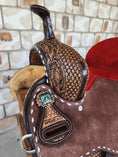 Load image into Gallery viewer, Leather Barrel Racing Saddle 14.5" - Jessie
