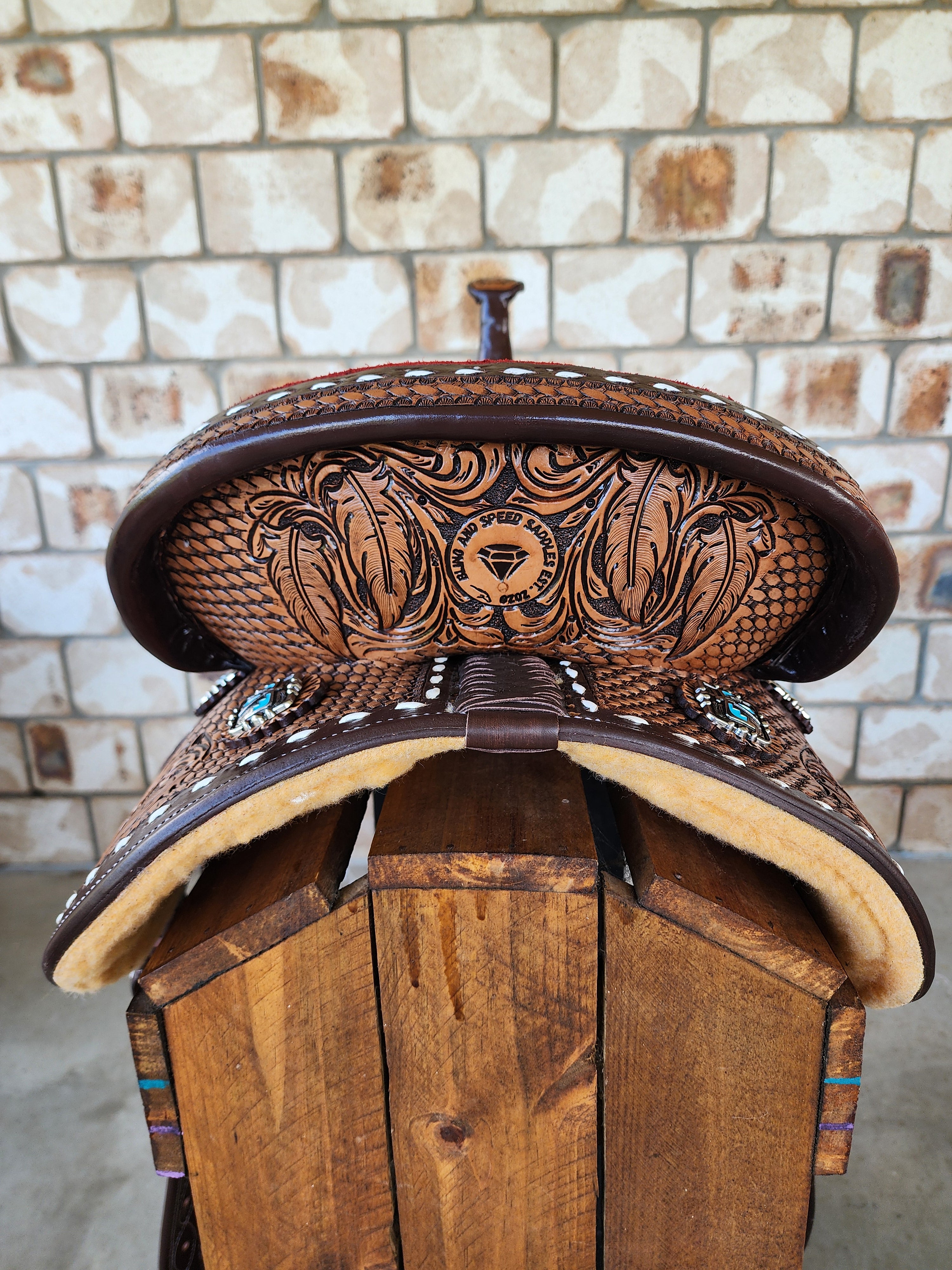 Leather Barrel Saddle - LBS1