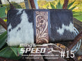 Load image into Gallery viewer, Cowhide and Leather Wallet - Zipper Closure