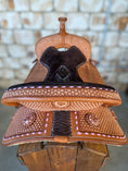 Load image into Gallery viewer, Neoprene Leather Combo Western Saddle – 16” SQHB