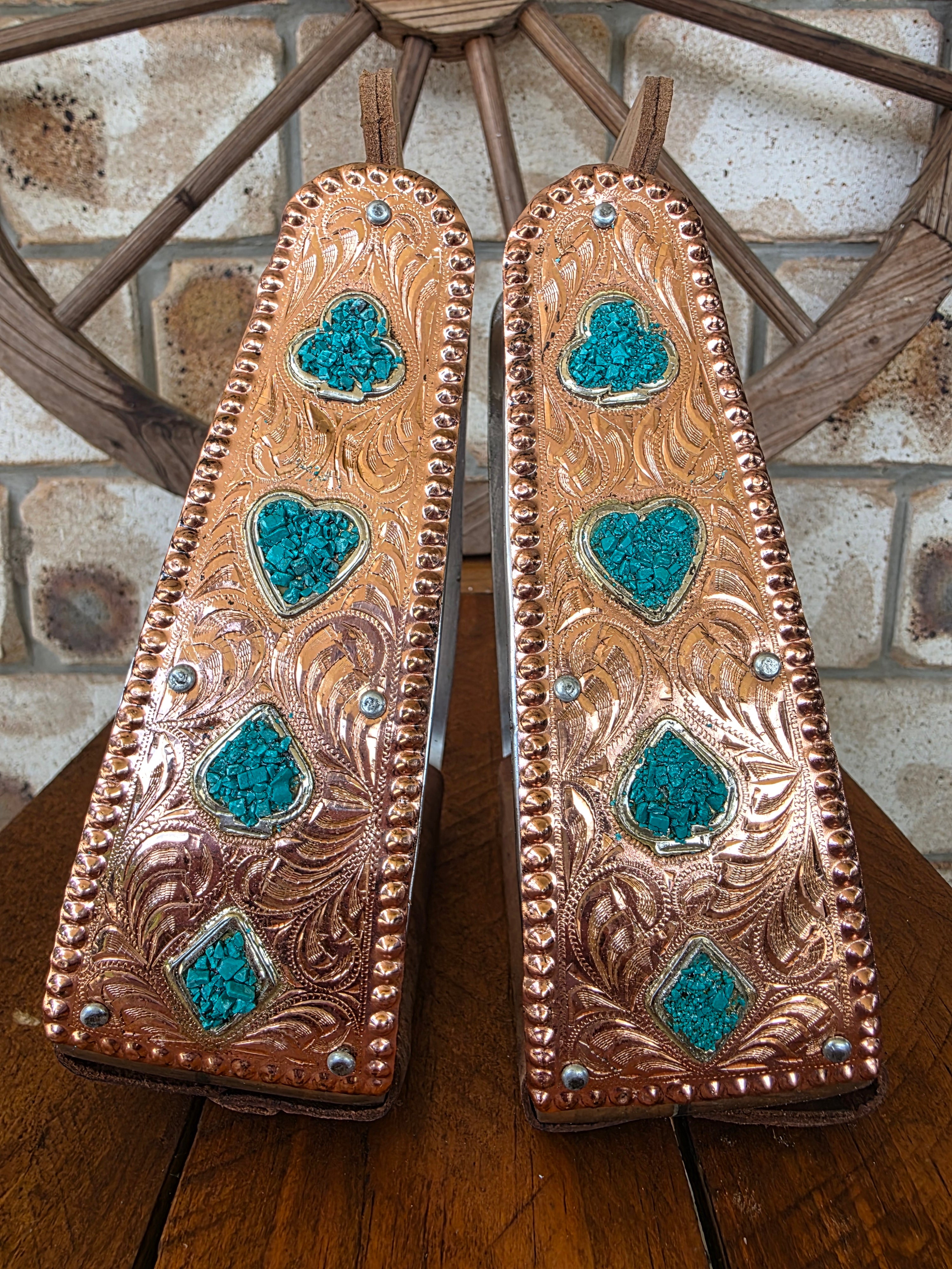 Copper Crushed Deck Stirrups