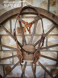 Load image into Gallery viewer, Futurity Knot Bridle with Silver Studs